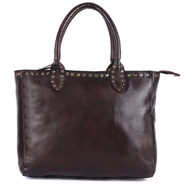 Spaghetti Western Tote Genuine Leather women bag handbag purse